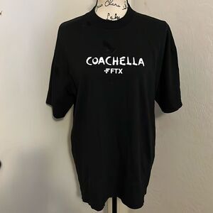 Coachella Music Festival Music Black Graphic Casual Shirt